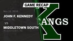 Recap: John F. Kennedy  vs. Middletown South  2016