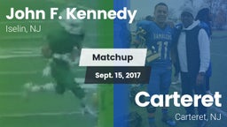 Matchup: John F. Kennedy vs. Carteret  2017