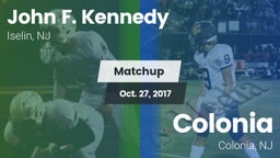 Matchup: John F. Kennedy vs. Colonia  2017