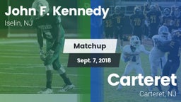 Matchup: John F. Kennedy vs. Carteret  2018