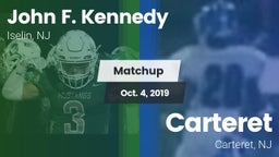 Matchup: John F. Kennedy vs. Carteret  2019