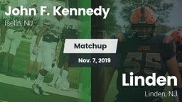 Matchup: John F. Kennedy vs. Linden  2019