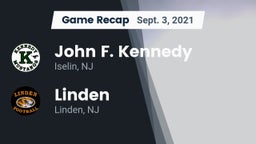 Recap: John F. Kennedy  vs. Linden  2021