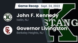 Recap: John F. Kennedy  vs. Governor Livingston  2022