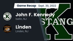 Recap: John F. Kennedy  vs. Linden  2022