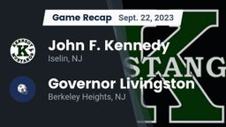 Recap: John F. Kennedy  vs. Governor Livingston  2023