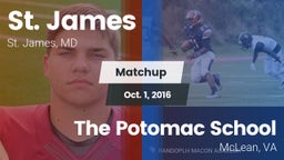 Matchup: St. James vs. The Potomac School 2016