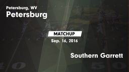 Matchup: Petersburg vs. Southern Garrett  2016