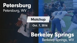 Matchup: Petersburg vs. Berkeley Springs  2016