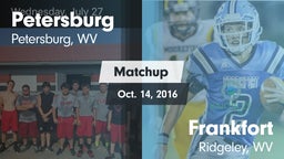 Matchup: Petersburg vs. Frankfort  2016