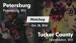 Matchup: Petersburg vs. Tucker County  2016