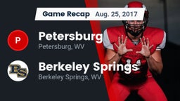 Recap: Petersburg  vs. Berkeley Springs  2017