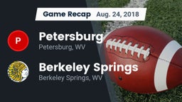 Recap: Petersburg  vs. Berkeley Springs  2018