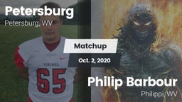 Matchup: Petersburg vs. Philip Barbour  2020