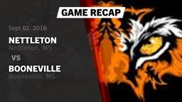 Recap: Nettleton  vs. Booneville  2016