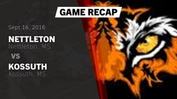 Recap: Nettleton  vs. Kossuth  2016