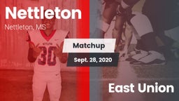 Matchup: Nettleton vs. East Union  2020