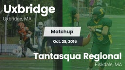 Matchup: Uxbridge vs. Tantasqua Regional  2016