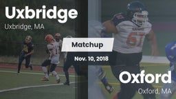 Matchup: Uxbridge vs. Oxford  2018