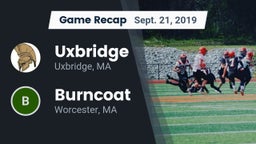 Recap: Uxbridge  vs. Burncoat  2019