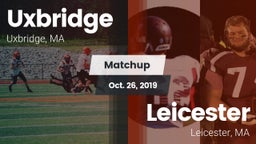 Matchup: Uxbridge vs. Leicester  2019