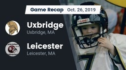 Recap: Uxbridge  vs. Leicester  2019