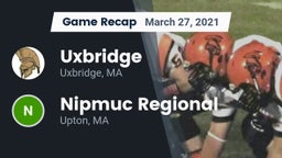 Recap: Uxbridge  vs. Nipmuc Regional  2021