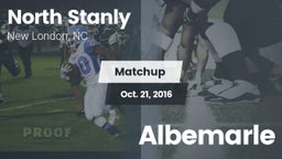 Matchup: North Stanly High Sc vs. Albemarle 2016