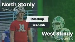 Matchup: North Stanly High Sc vs. West Stanly  2017