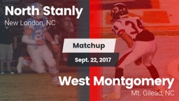 Matchup: North Stanly High Sc vs. West Montgomery  2017