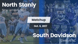 Matchup: North Stanly High Sc vs. South Davidson  2017