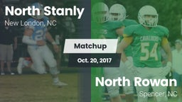 Matchup: North Stanly High Sc vs. North Rowan  2017