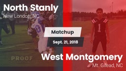 Matchup: North Stanly High Sc vs. West Montgomery  2018