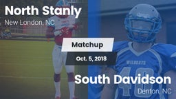 Matchup: North Stanly High Sc vs. South Davidson  2018