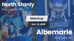 Matchup: North Stanly High Sc vs. Albemarle  2018