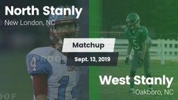 Matchup: North Stanly High Sc vs. West Stanly  2019