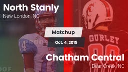 Matchup: North Stanly High Sc vs. Chatham Central  2019
