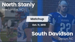 Matchup: North Stanly High Sc vs. South Davidson  2019