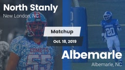 Matchup: North Stanly High Sc vs. Albemarle  2019