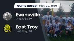 Recap: Evansville  vs. East Troy  2019