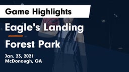 Eagle's Landing  vs Forest Park Game Highlights - Jan. 23, 2021