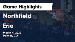 Northfield  vs Erie  Game Highlights - March 4, 2020