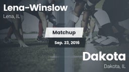 Matchup: Lena-Winslow vs. Dakota  2016