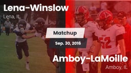 Matchup: Lena-Winslow vs. Amboy-LaMoille  2016