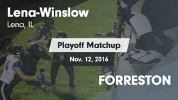 Matchup: Lena-Winslow vs. FORRESTON 2016