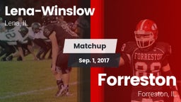 Matchup: Lena-Winslow vs. Forreston  2017