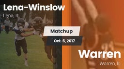 Matchup: Lena-Winslow vs. Warren  2017