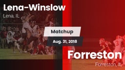 Matchup: Lena-Winslow vs. Forreston  2018