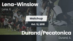 Matchup: Lena-Winslow vs. Durand/Pecatonica  2018