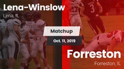 Matchup: Lena-Winslow vs. Forreston  2019